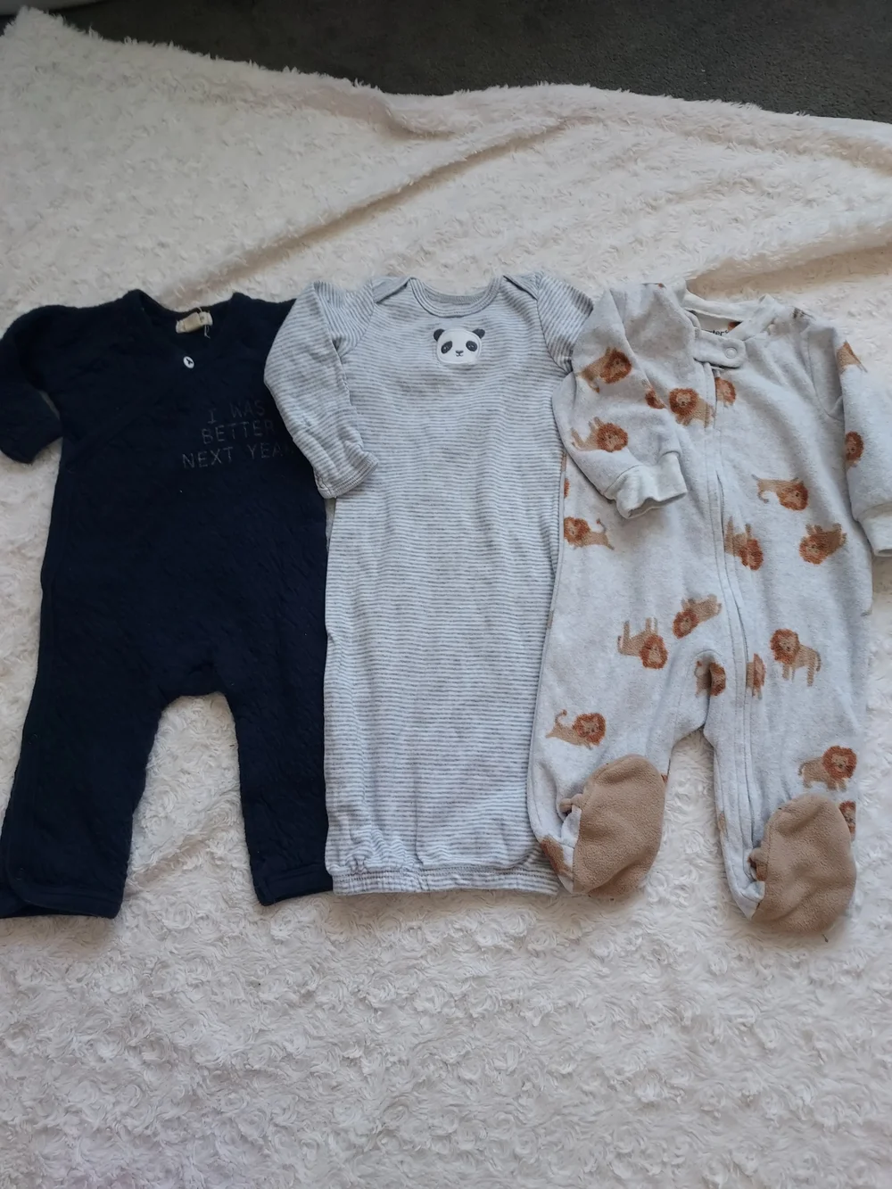 BUNDLE (18 pcs) NB-3/6mo Baby Boys Cool Weather Clothes Everyday Fall Grandmas